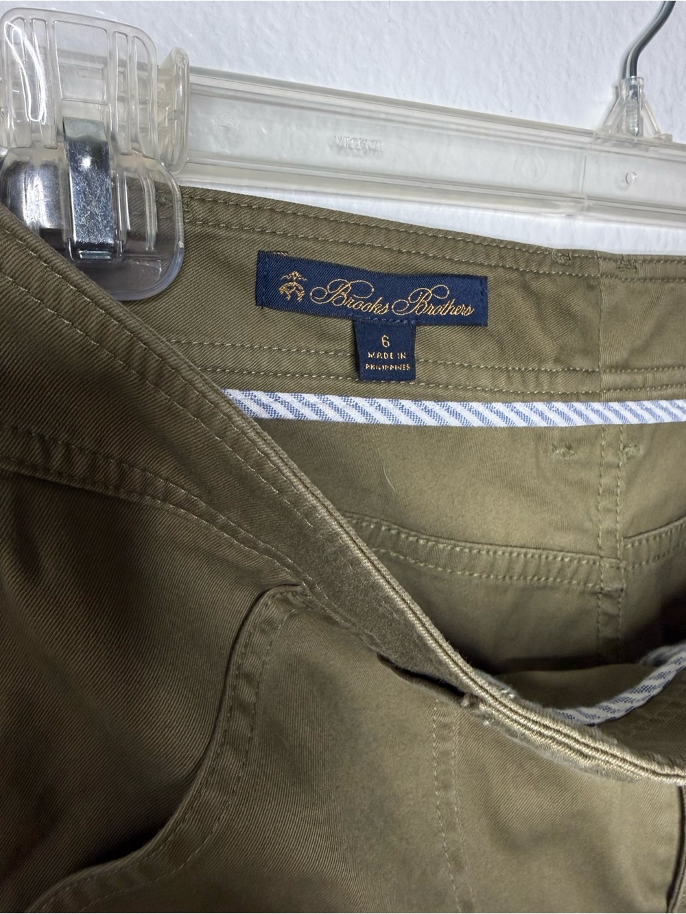 Brooks Brothers Army Green Pants 6 - Picture 6 of 8